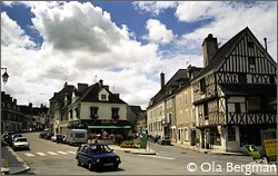 The centre of Chablis, Burgundy.