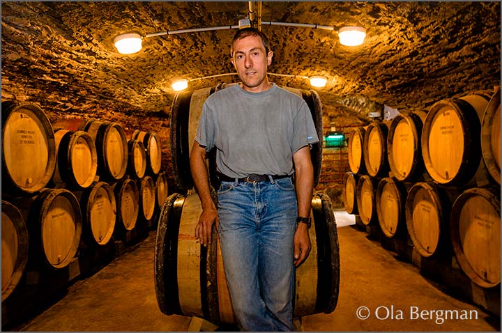 Michel Digioia at Domaine Digioia-Royer, Chambolle-Musigny.