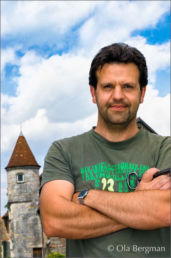 Bénigne Joliet at Domaine de la Perrière in Fixin, Burgundy.