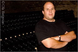 Laurent Juillot at Domaine Michel Juillot in Mercurey.