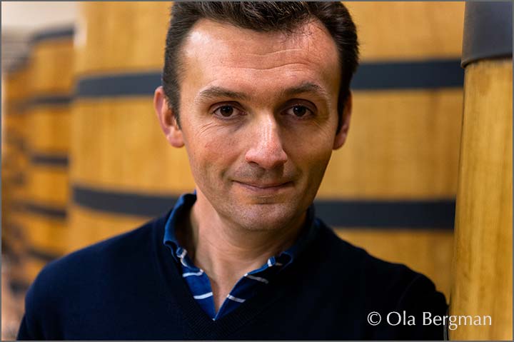 Pierre Vincent at Domaine de la Vougeraie in Premeaux-Prissey, Burgundy.