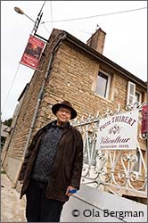Pierre Tibert at Domaine Pierre Thibert, Corgoloin.