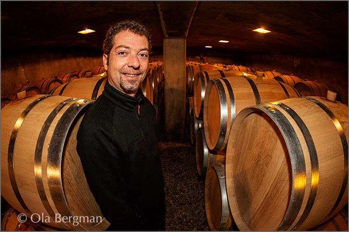 Philippe Harmand at Domaine Harmand-Geoffroy in Gevrey-Chambertin.