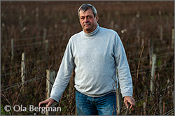 Régis Forey at Domaine Forey in Vosne-Romanée, Burgundy.