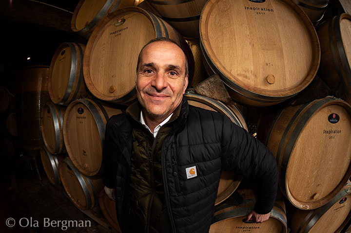 Christophe Coillot at Domaine Coillot, Marsannay-la-Côte, Burgundy.