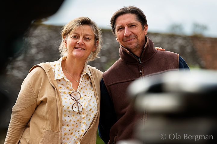 Olivier and Sandrine Dovergne at Domaine de la Luolle, Moroges, Burgundy.