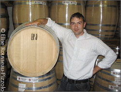 Frédéric Rousseau at Tonnellerie Rousseau